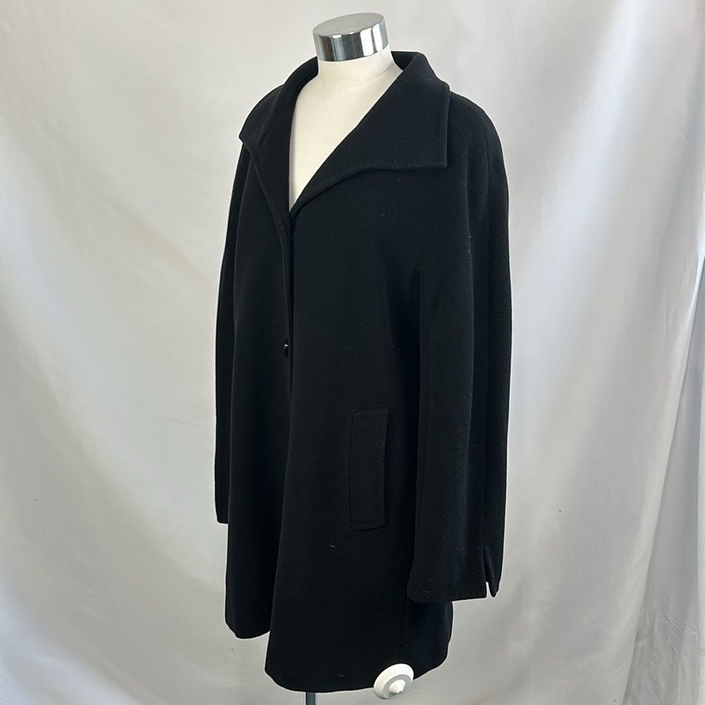 Talbots Black 3/4 Wool Jacket - image 3